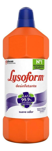 Desinfetante Bruto Lysoform Uso Geral Suave Odor 1l