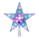 Estrela Ponteira Para Arvore De Natal Leds Coloridos Bivolt
