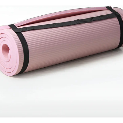 Tapete Grueso Yoga Pilates Entrenamiento Mat Antiderrapante Color Rosa | Meses sin interés