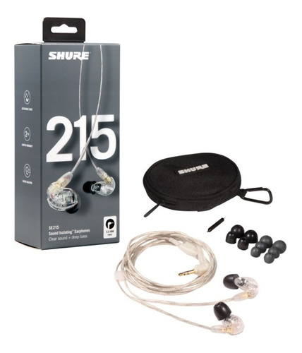 Shure Se215-cl Audifonos In-ear Profesionales Monitores 