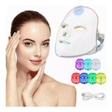 Máscara De Terapia Facial Profesional Con 7 Colors Led Luz