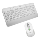 Logitech Combo Signature: Teclado K650 + Mouse M650 / Blanco