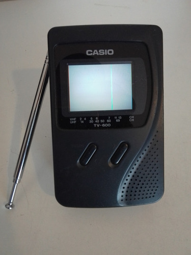 Televisión Mini Casio Tv-600b Lcd Color Análoga Vintage