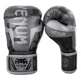 Venum Elite - Guantes De Boxeo, Negro/camuflaje Oscuro, 16 .