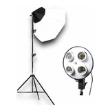 Kit Iluminación Octabox 65cm + Socket 4 Fotografia Y Video