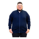 Jaqueta Masculina Plus Size Casaco Frio Suéter Tricot Até G7