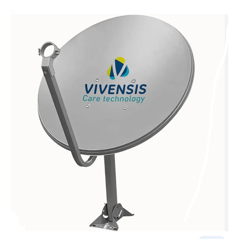 Antena De Chapa Vivensis Banda Ku Parabólica Offset 60cm 