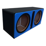 Cajón Para Subwoofer 8 Mdf Doble Porteado Antifaz