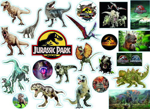 Calco Sticker Termo Jurassic Park La Casa De Papel Tom&jerry