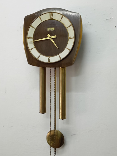 Antiguo Reloj De Pared Kienzle,medio Carillon  A Péndulo 