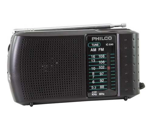 Radio Portátil Philco Am/fm Incluye Audífonos Icx-40