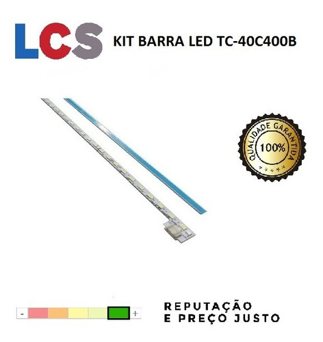 Kit Barra De Led Tv Panasonic Tc40c400b Tc-40c400b Novo C/nf