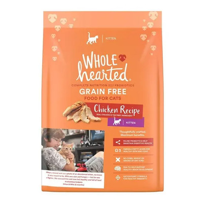 Wholehearted Alimento Natural Para Gatito Kitten Pollo 5.4kg | Envío gratis