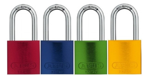 Candado Abus Bloqueo 72/40 Anticorrosivo Aluminio Arco 26 Color Negro