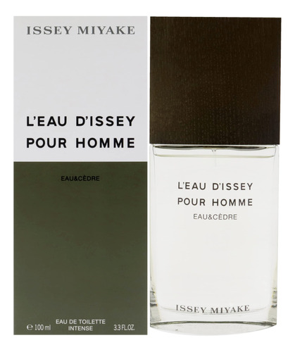 L'eau D'issey Agua Y Cedro De Issey Miyake, Edt Spray 3.3 Oz