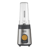 Liquidificador Portatil Mini Blender 2 Em 1 Processador 110v Cor Cinza 127v