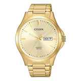 Relógio Citizen Masculino Tz20822g / Bf2003-84p Cor Da Correia Dourado Cor Do Bisel Dourado Cor Do Fundo Champagne