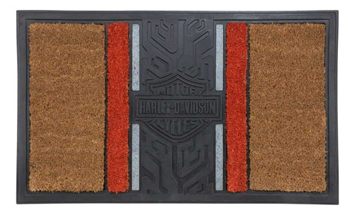 Tapete De Entrada Harley Davidson Bar & Shield