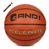 And1 Xcelerate - Pelota De Baloncesto De Goma Inflada O De. Color Naranja Clásico