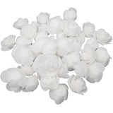 J-rijzen Flores Artificiales 100pcs 3cm Mini Rosas Falsas P