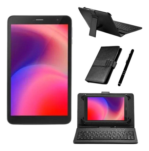 Tablet M8 4g Dual Chip 8  32gb 2gb Ram + Capa Teclado Caneta