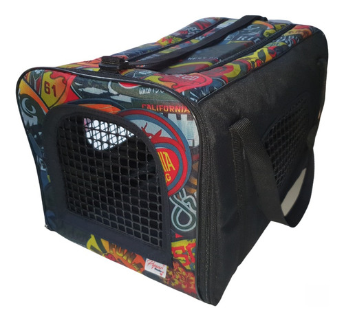 Bolso Semi Rígido Perro Gato Apto Cabina Avión 45x28x28 Iata