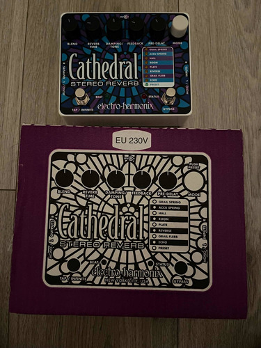 Pedal Guitarra Cathedral Stereo Reverb (electro Harmonix)