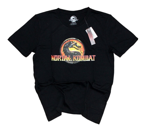 Polera Mortal Kombat, Talla M, Nueva