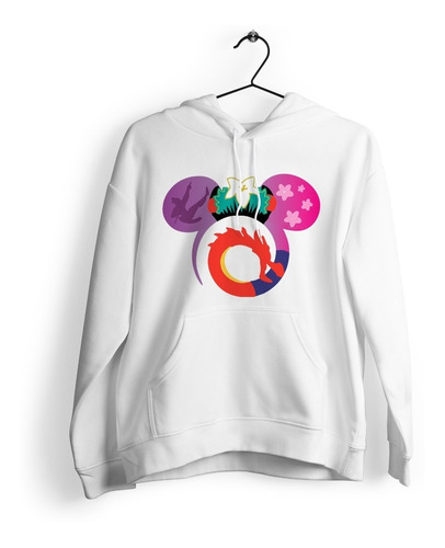 Sudadera Mulan Mushu Dragon Disney Silueta Mickey Minnie