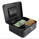 Caja De Dinero Fuerte Seguridad Cash Box Metálica 20 Cm