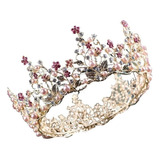 Corona Tiara Reina Para Novia De Estilo Retro Barroco