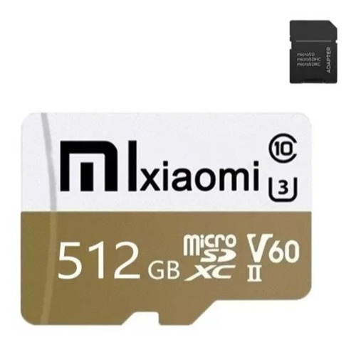 Tarjeta Memoria  Sd 512 Gb, Clase 10 De Alta Velocidad 