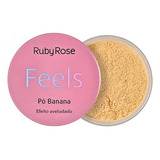 Pó De Banana Efeito Aveludado Feels - Ruby Rose