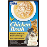 Inaba Churu Broth Pouch Gatos Sabor Pollo Y Ostiones 50gr