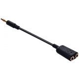 Cable Splitter 1x2 Jack 3.5mm / Multiplicador Plug Audio Aux Color Blanco