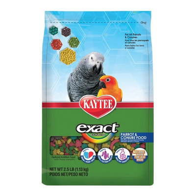 Alimento Premium+ Para Loros Croquetas Kaytee Exact (1.1 Kg) | Meses sin interés