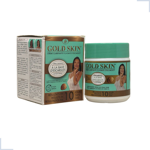 Creme Corporal Esclarecedor Com Slime De Caracol - Gold Skin