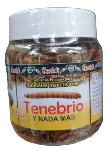 Tenebrio Loifilizado 50g Complemento Alimenticio Insectívoro