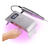 Extractor De Polvo Manicure 3 En 1 Torno Secador De Uñas Luz