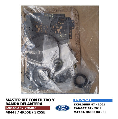Master Kit Filtro Banda 5r55e / 4r55e Ford Explorer / Ranger Foto 4