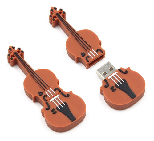 Pendrive 32gb Personalizado Instrumentos Musicais - Violino