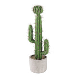 Cactus Artificial De 33 Centímetros Imitación Realista