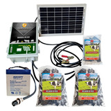 Cerco Electrico Ganadero Kit Solar (30 Km) + 4 Km De Alambre