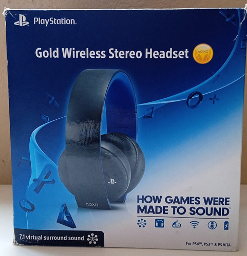 Audífonos Gamers Playstation Gold Wireless Headset Ps4 