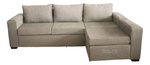 Sillón Esquinero 240cm Con Banqueta Móvil 