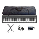 Kit Combo Piano Electrico 88 Teclas Pesadas Roland Fp30x