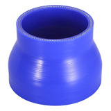 Manguera Reductor Recta Silicona Intercooler 76-102mm Azul