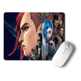 Mouse Pad Arcane Universo De League Of Legends Serie 22x18cm