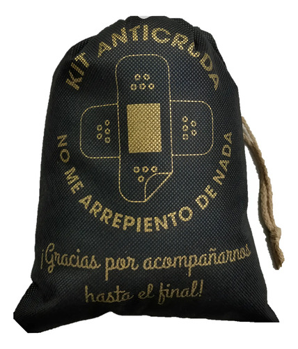 75 Morralitos Hangover Kit Anticruda Negro Beige Rojo Blanco