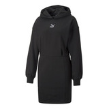 Vestido Puma Classics Hooded Negro Para Mujer 535687